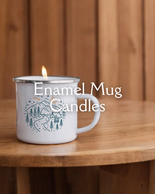Enamel Camper Candles