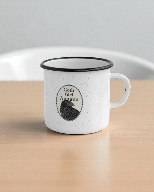 Goth Girl Autumn Camping Mug