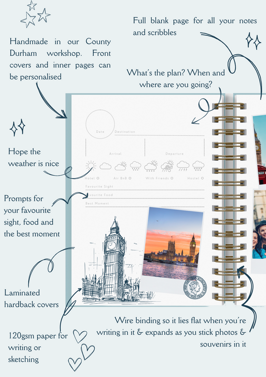 Let's go on an adventure, Travel Journal