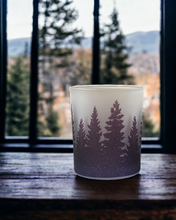 Load image into Gallery viewer, Blue Pines Glass Candle Votive