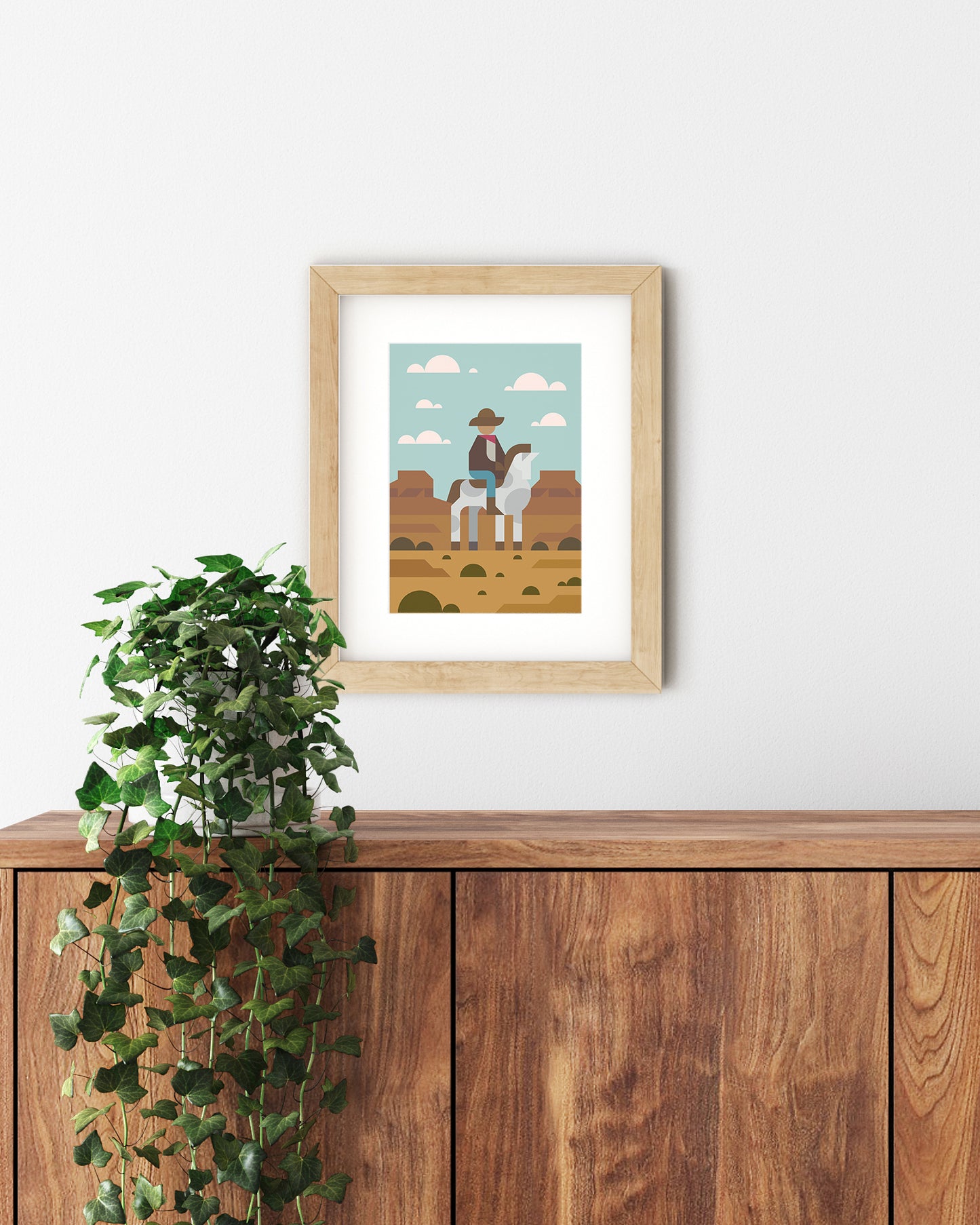 Cowboy Life, Places to Go Print