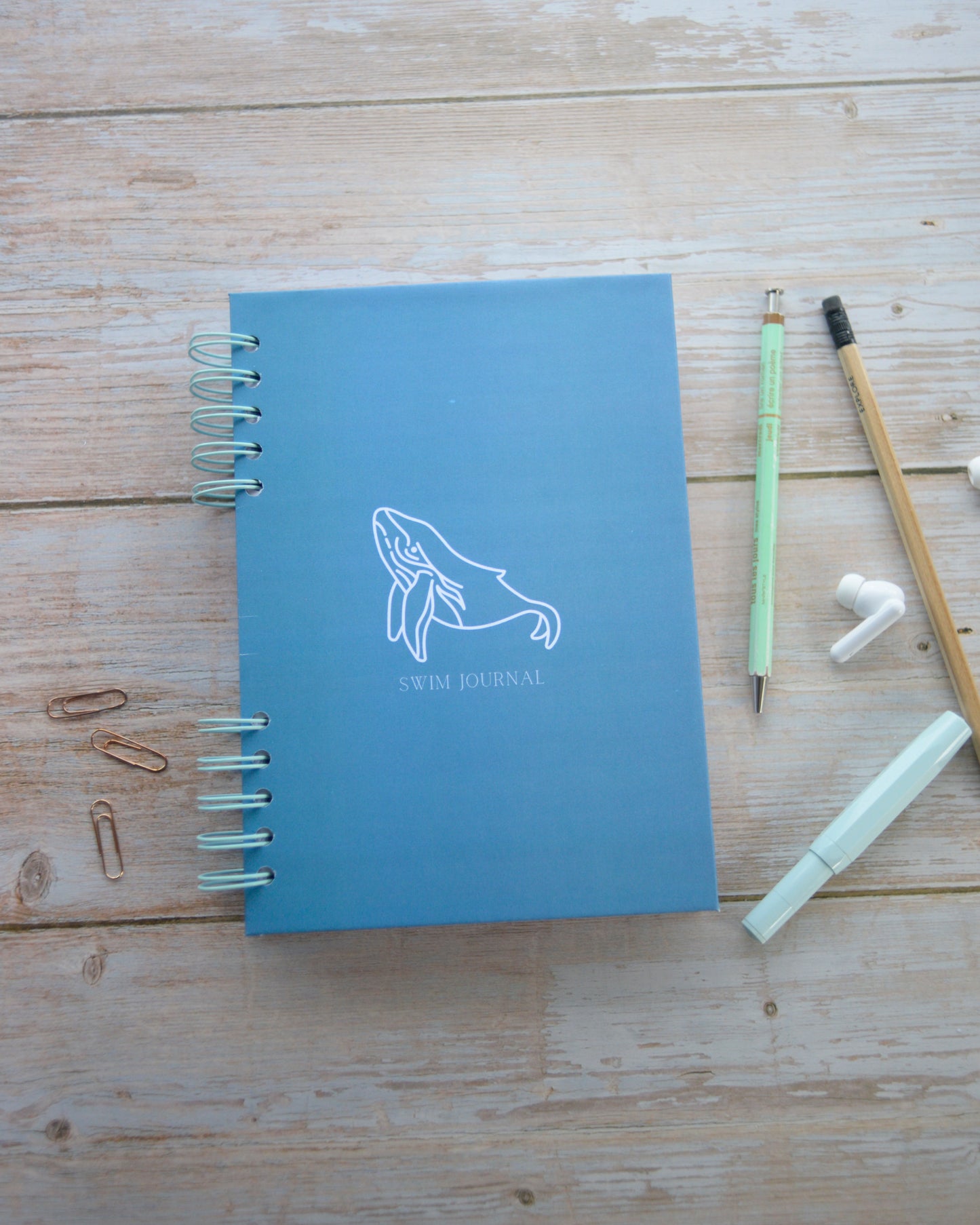 Swimming, Hardback Journal