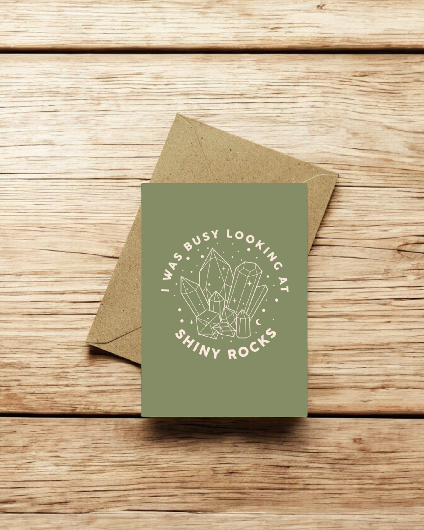 I was busy looking at shiny rocks