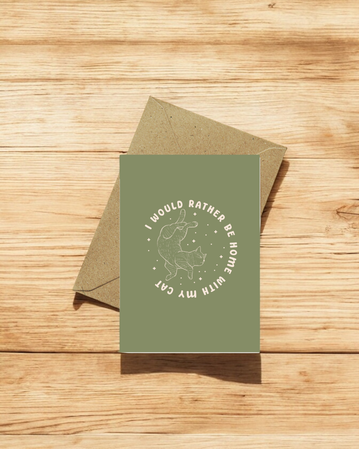 I would rather be home with my cat