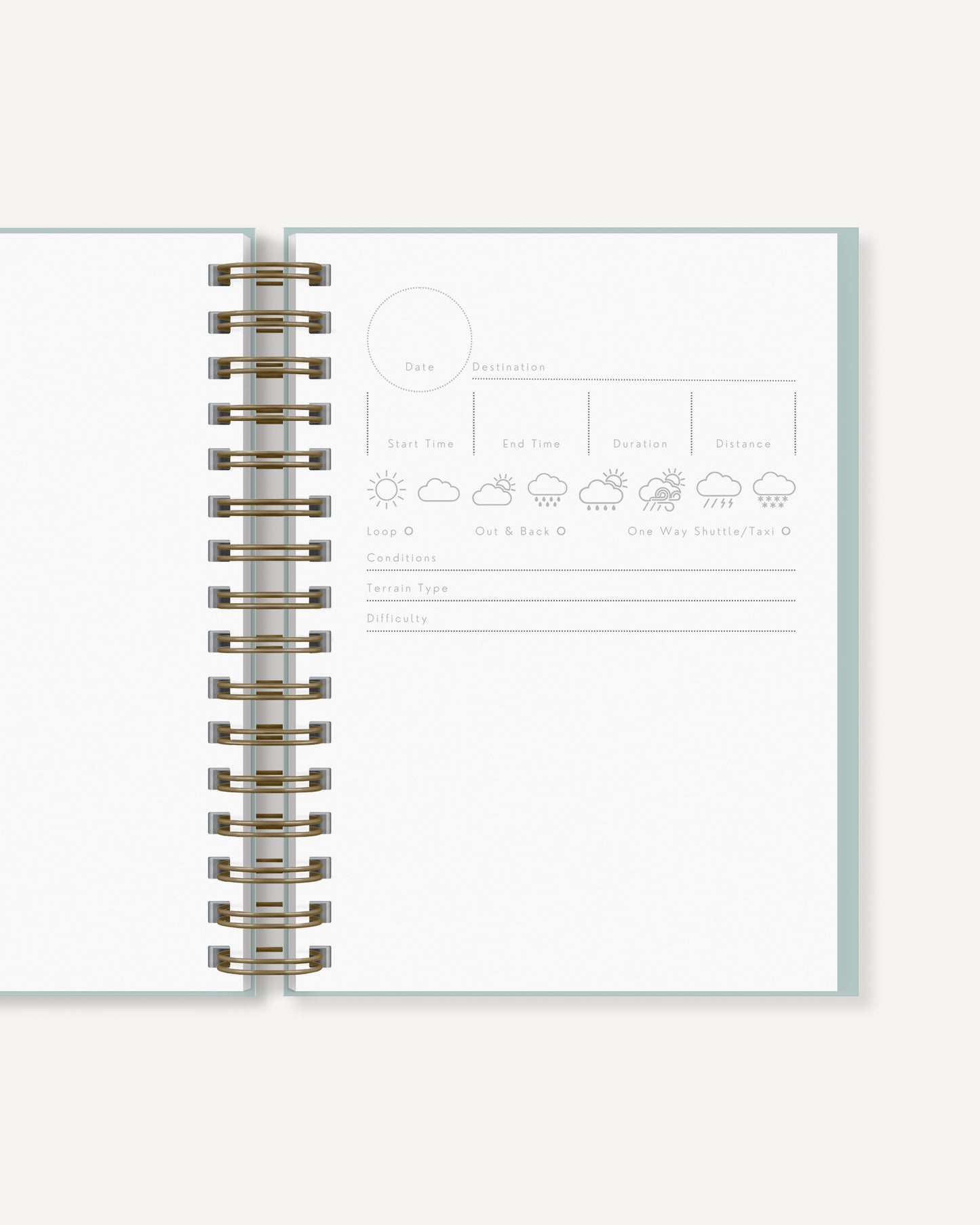 Hiking, Hardback Journal