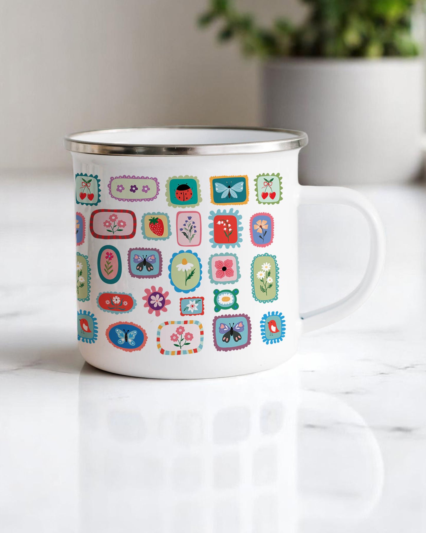 Wild Whimsy Camping Mug