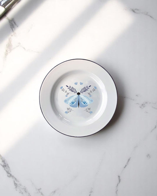 Butterfly, Wild & Whimsy Enamel Plate