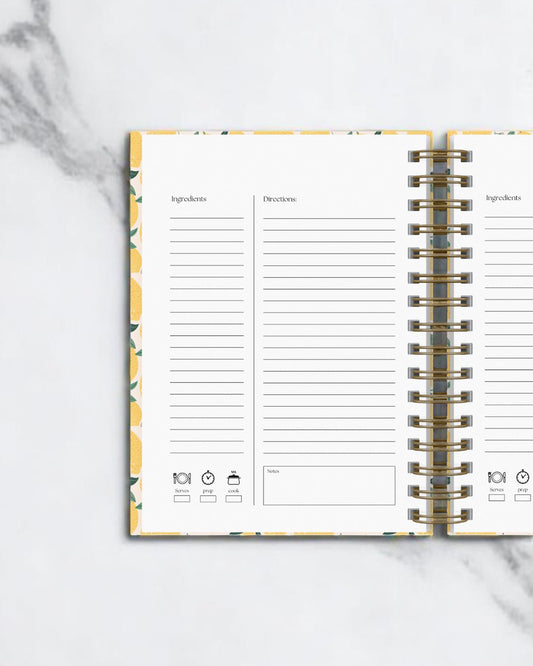 Recipes, Hardback Recipe Journal