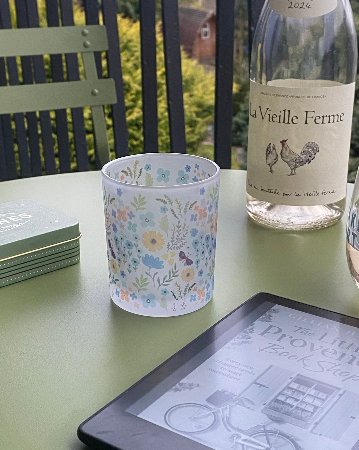 Wild and Whimsy Glass Votive