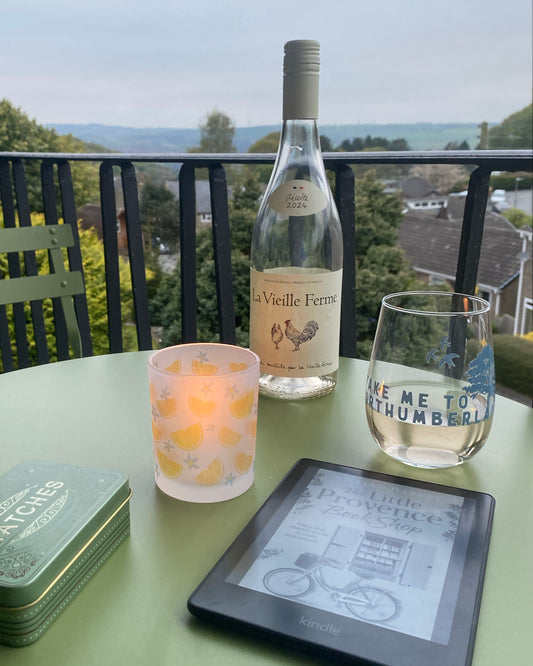 Lemons Wild and Whimsy Glass Votive