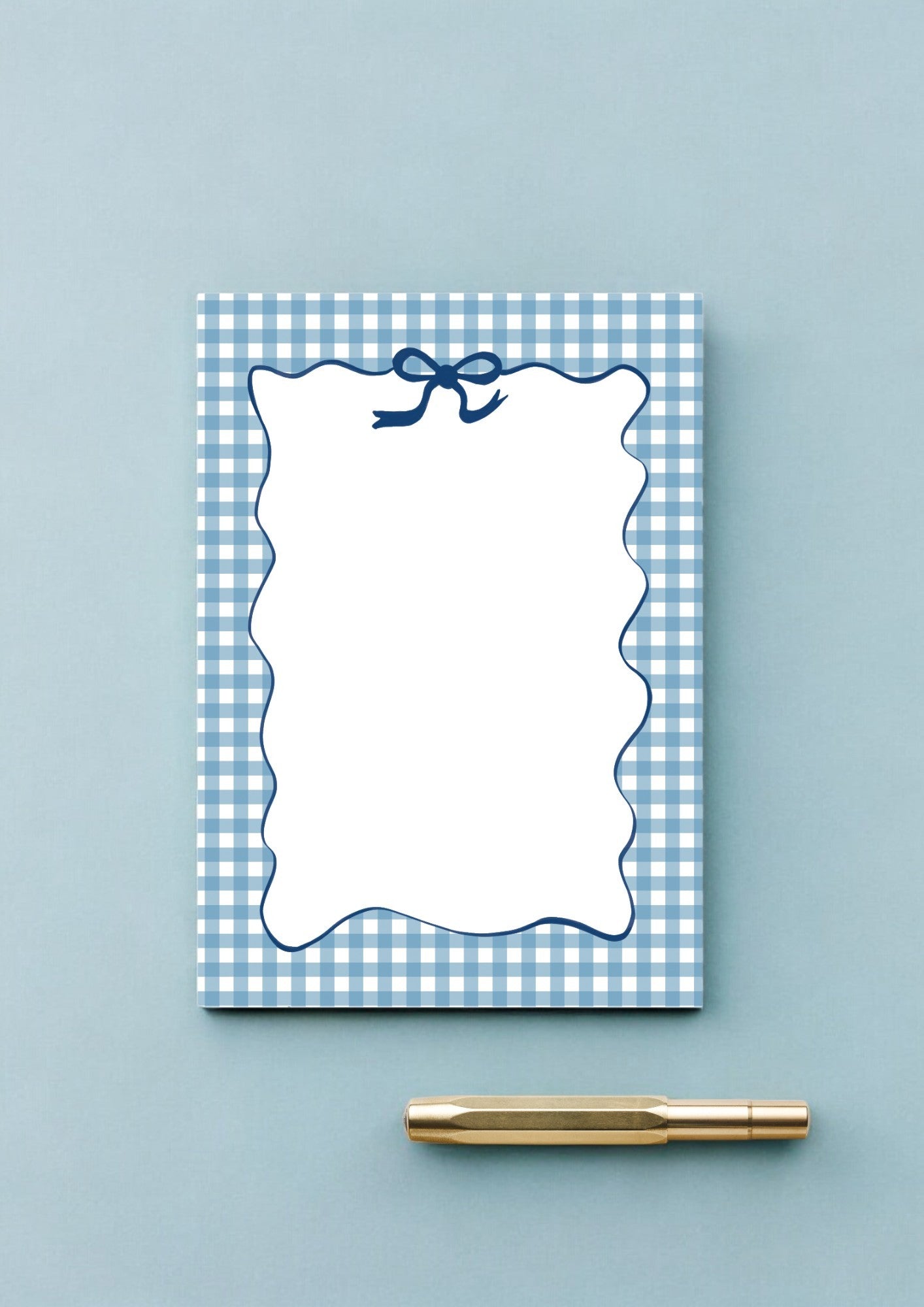 Gingham, Jotter Pad