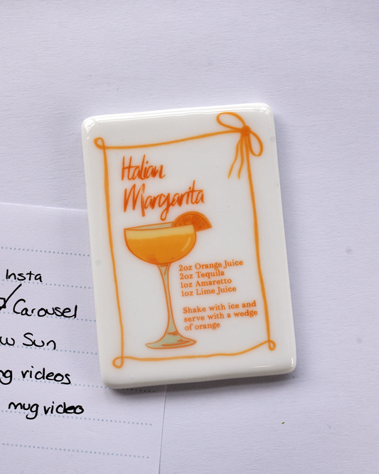 Italian Margarita Fridge Magnet