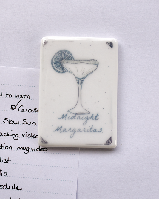 Midnight Margaritas Fridge Magnet