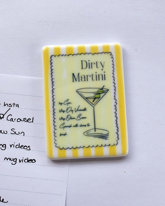 Dirty Martini Fridge Magnet