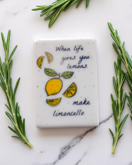 When life gives you lemons, make limoncello Fridge Magnet