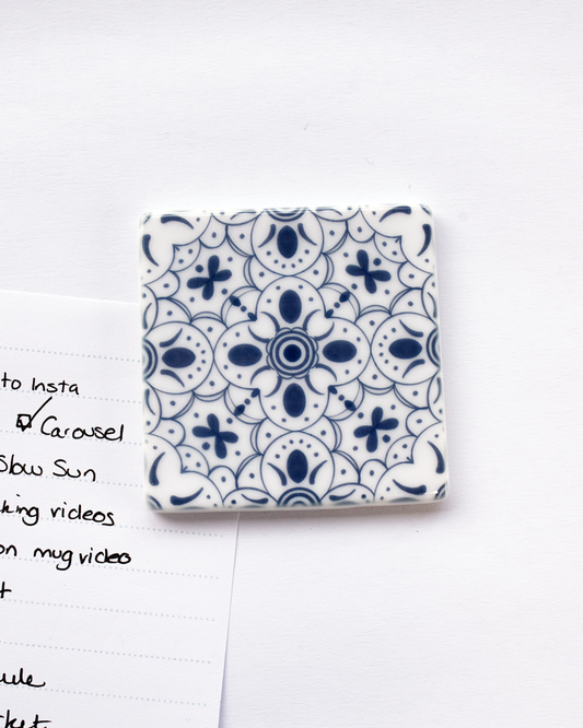 Azulejo Inspired Fridge Magnet