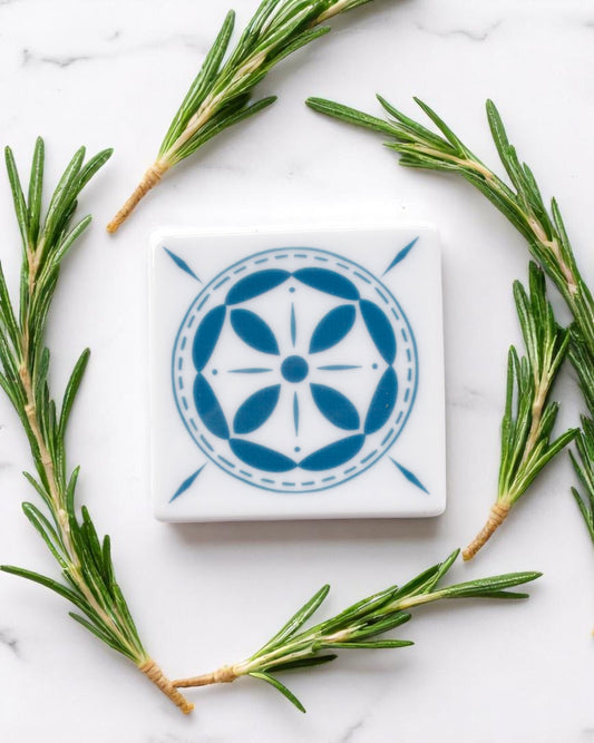 Azulejo Inspired Fridge Magnet