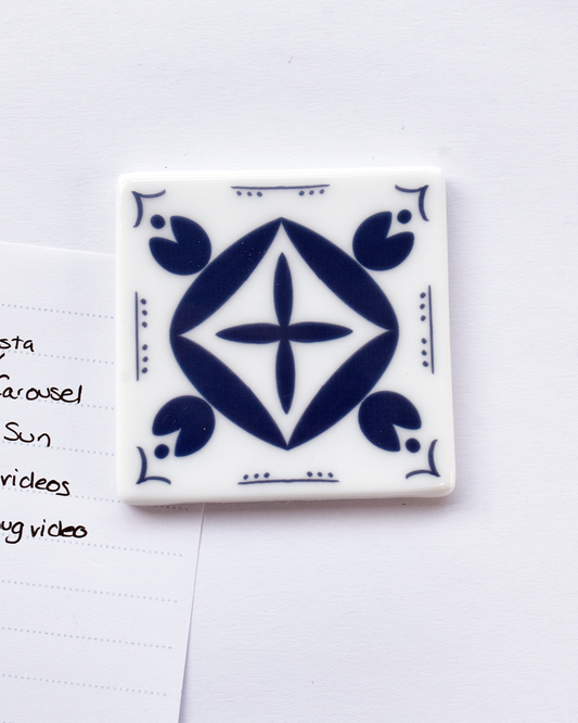 Azulejo Inspired Fridge Magnet
