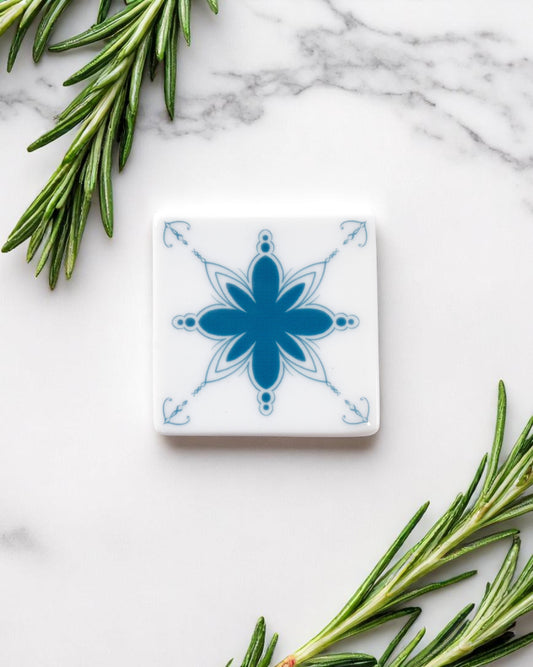 Azulejo Inspired Fridge Magnet