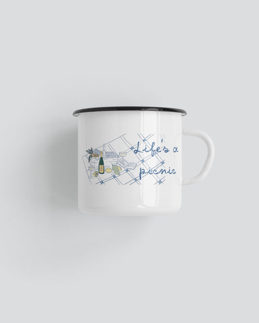 Life's a Picnic Camping Mug