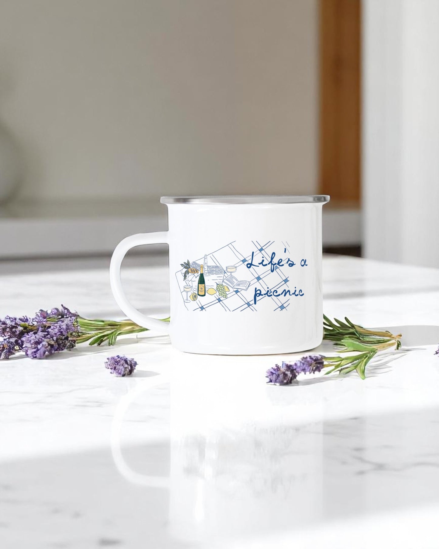 Life's a Picnic Camping Mug