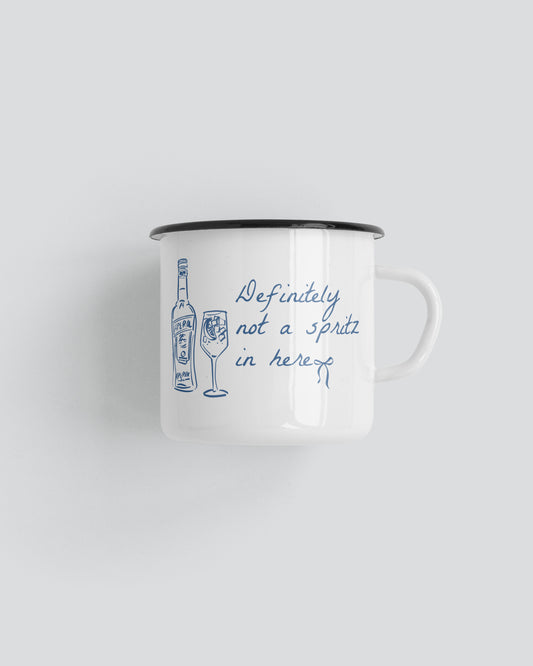 Definitely Not A Spritz In Here Camping Mug