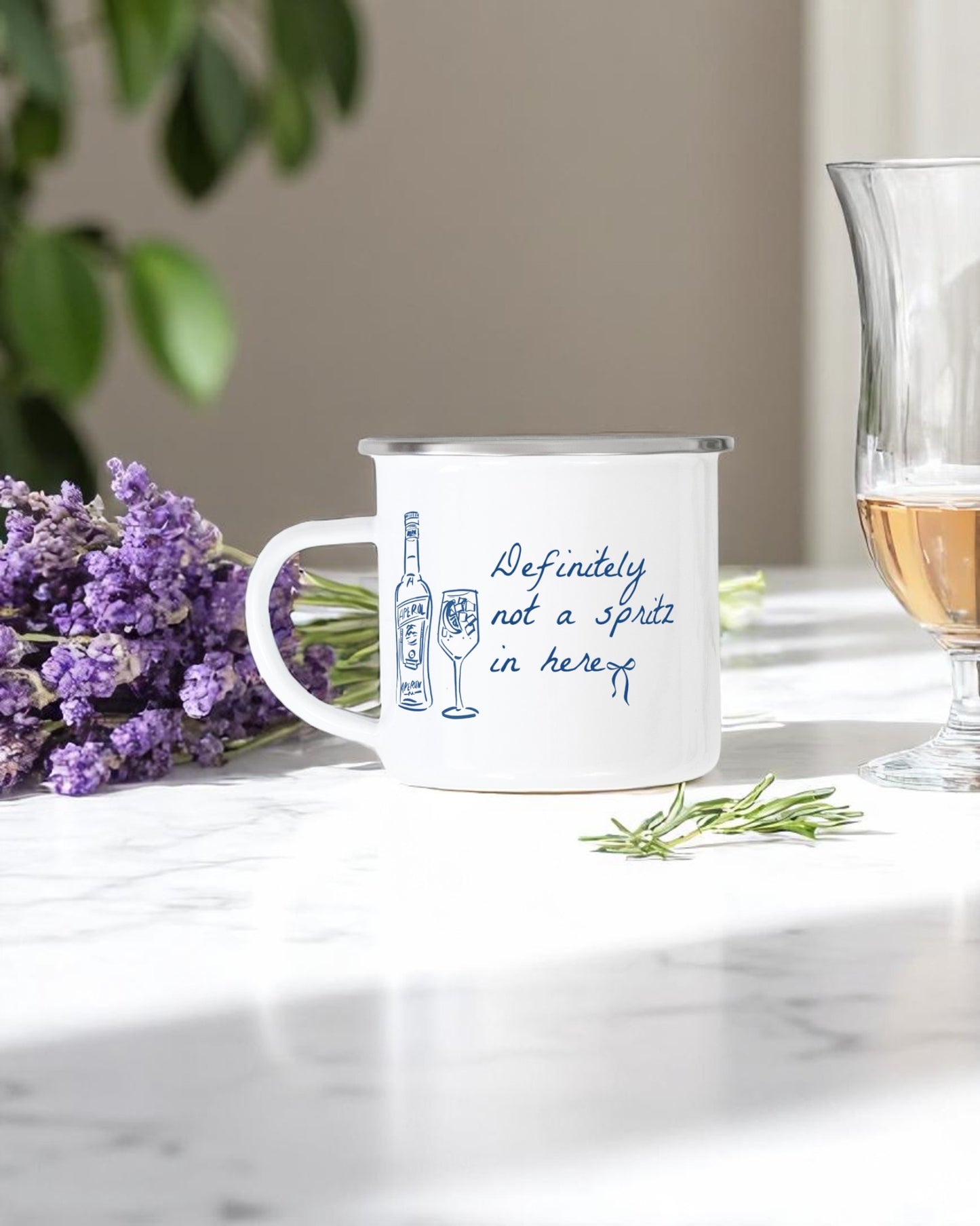 Definitely Not A Spritz In Here Camping Mug