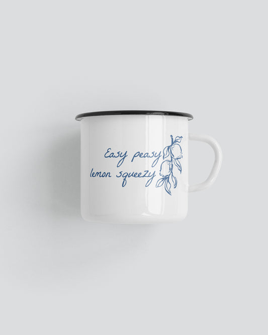 Easy Peasy Lemon Squeezy Camping Mug