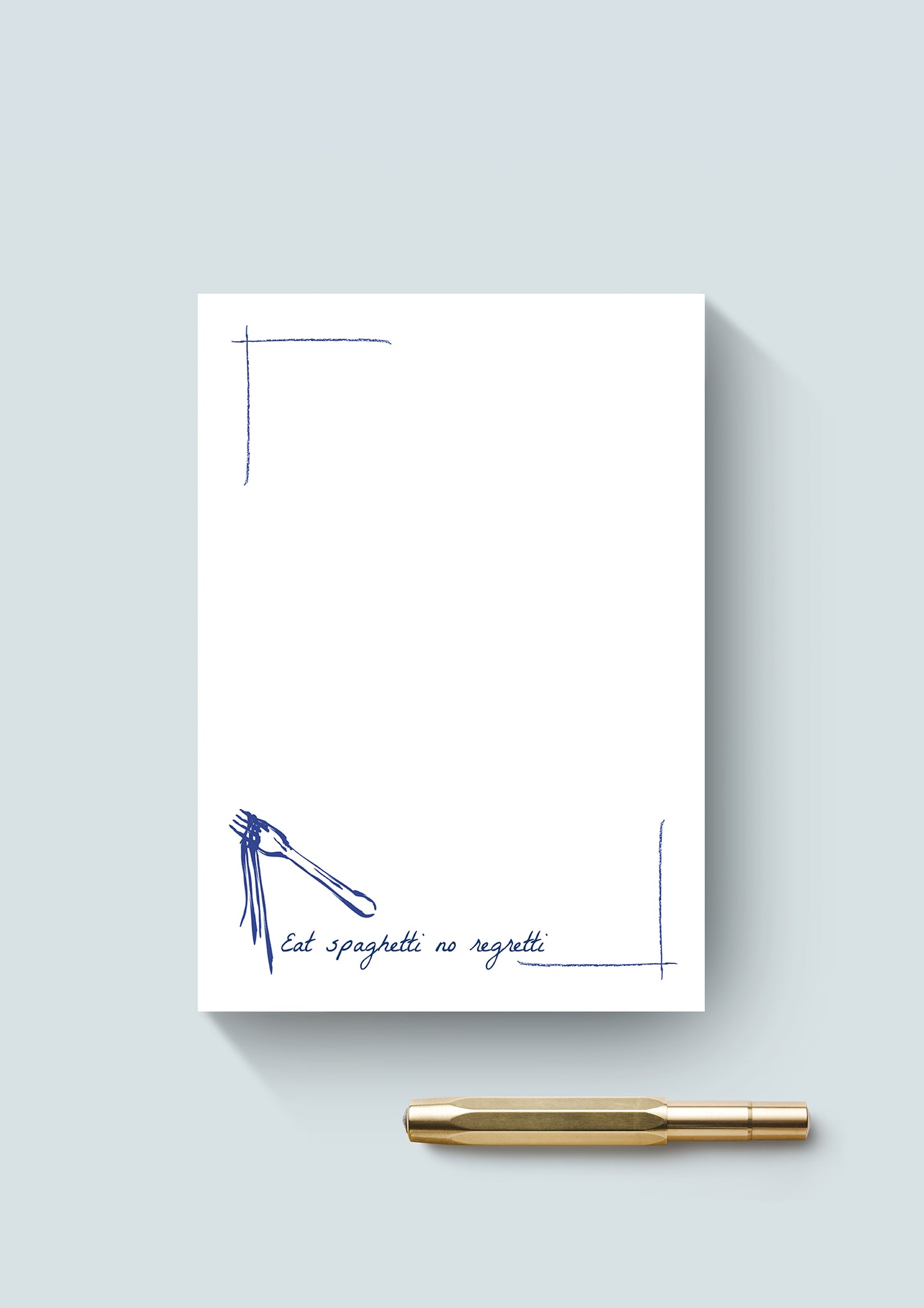 Eat Spaghetti, No Regretti, Jotter Pad