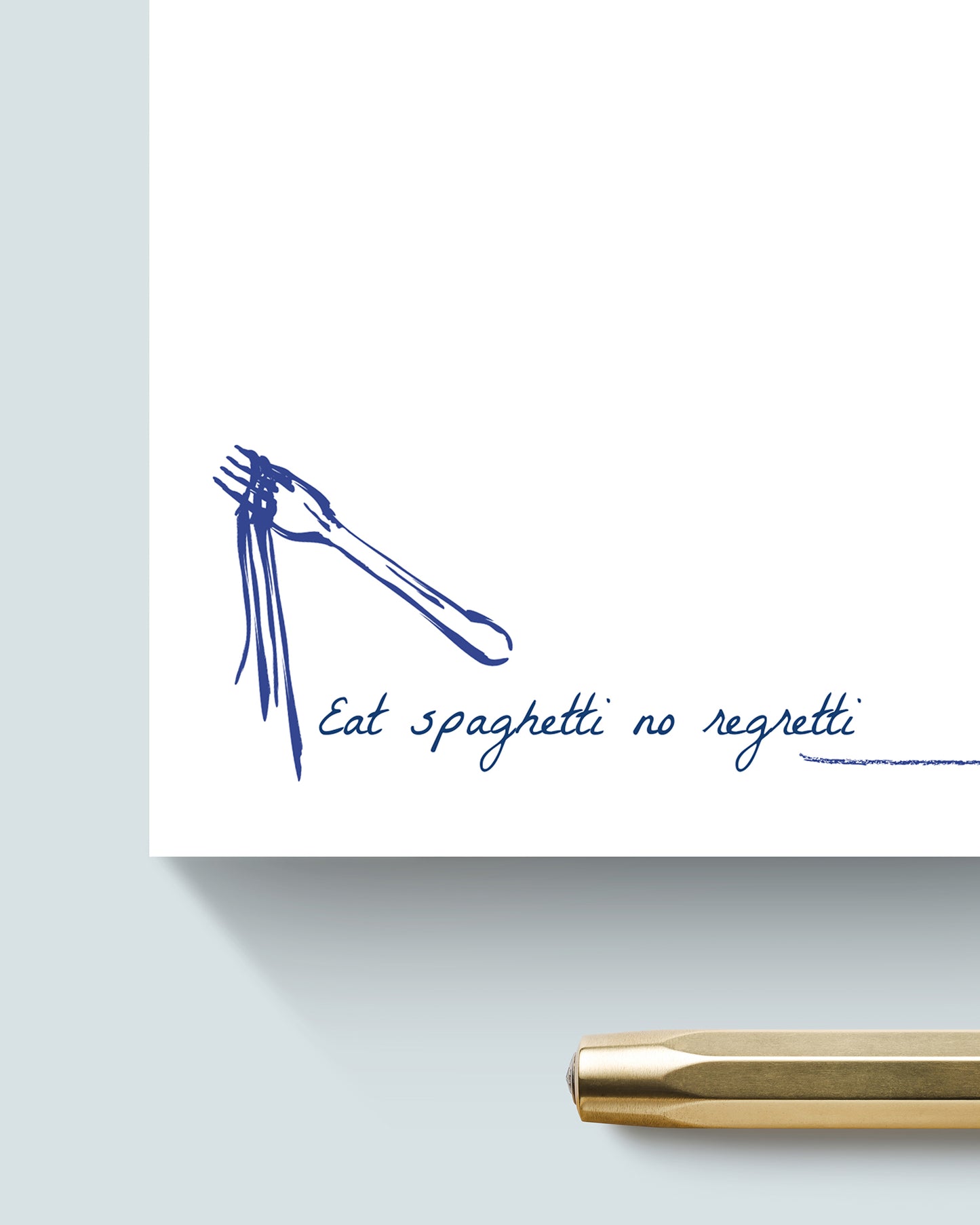 Eat Spaghetti, No Regretti, Jotter Pad