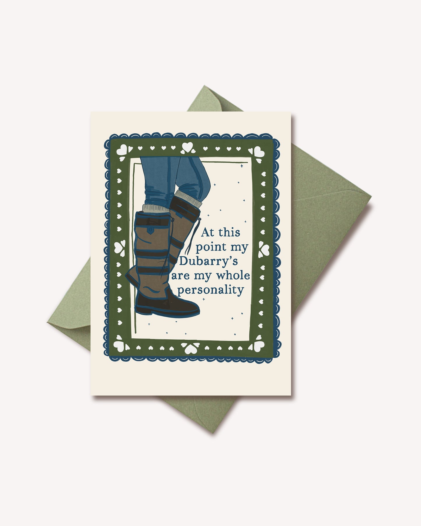 At this point my Dubarry's are my whole personality Notecard