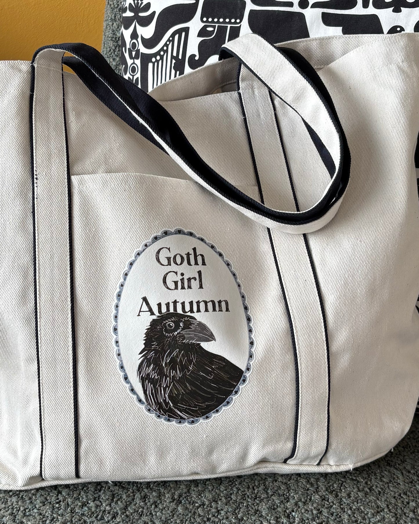 Goth Girl Autumn - Heatherfall Tote Bag