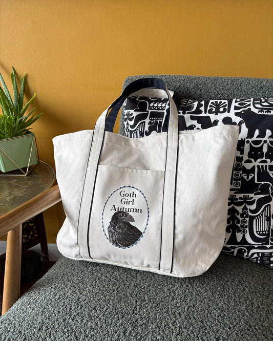 Goth Girl Autumn - Heatherfall Tote Bag