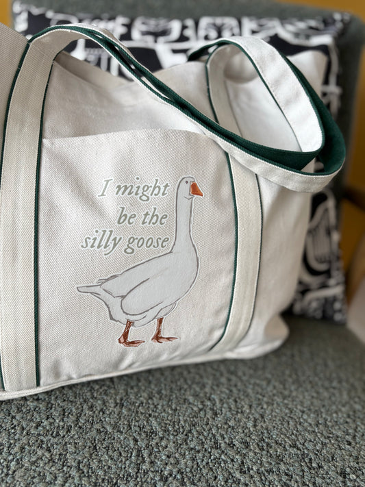 Silly goose - Heatherfall Tote Bag