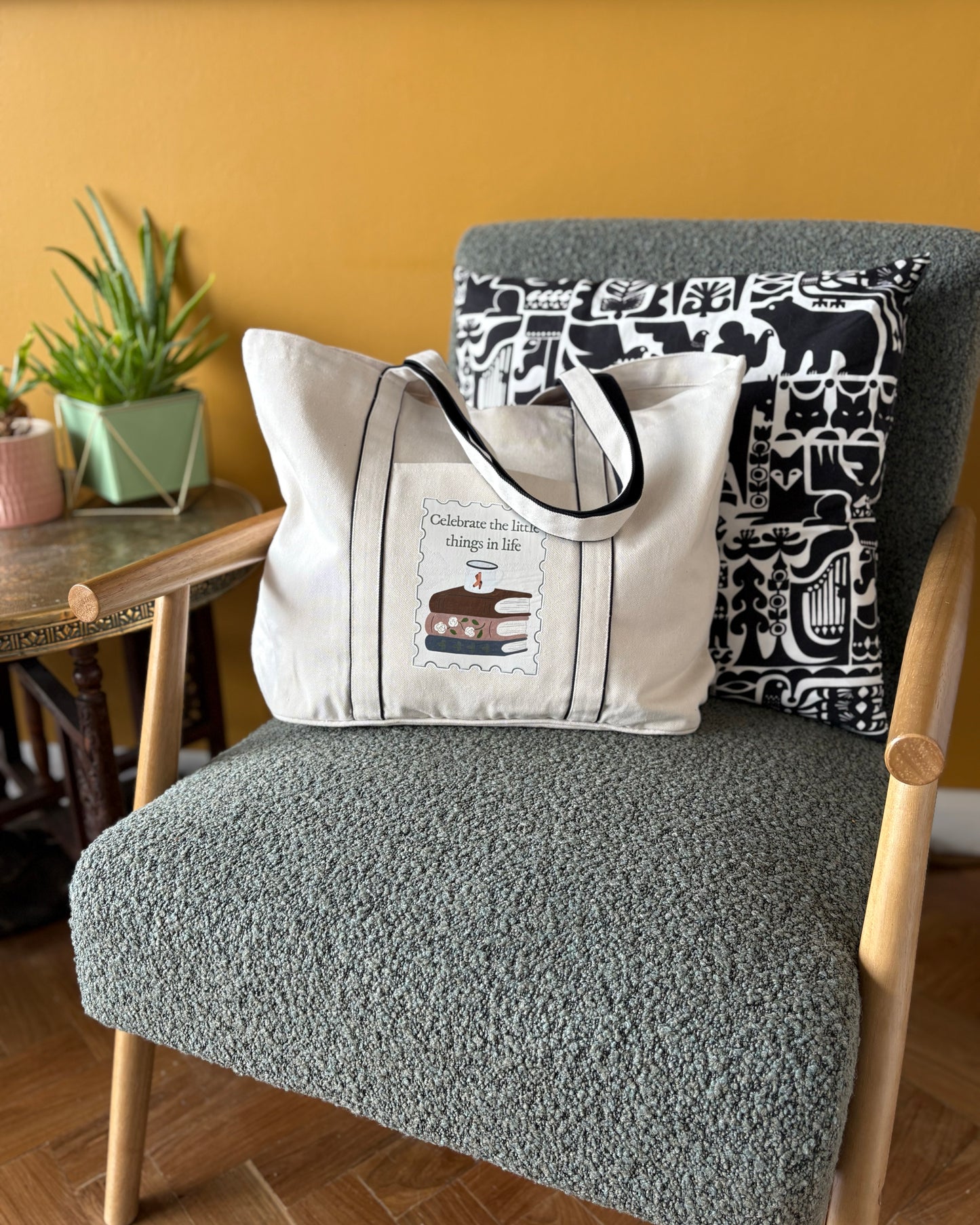 Celebrate the little things - Heatherfall Tote Bag