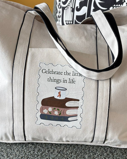 Celebrate the little things - Heatherfall Tote Bag