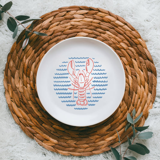 Lobster ceramic plate
