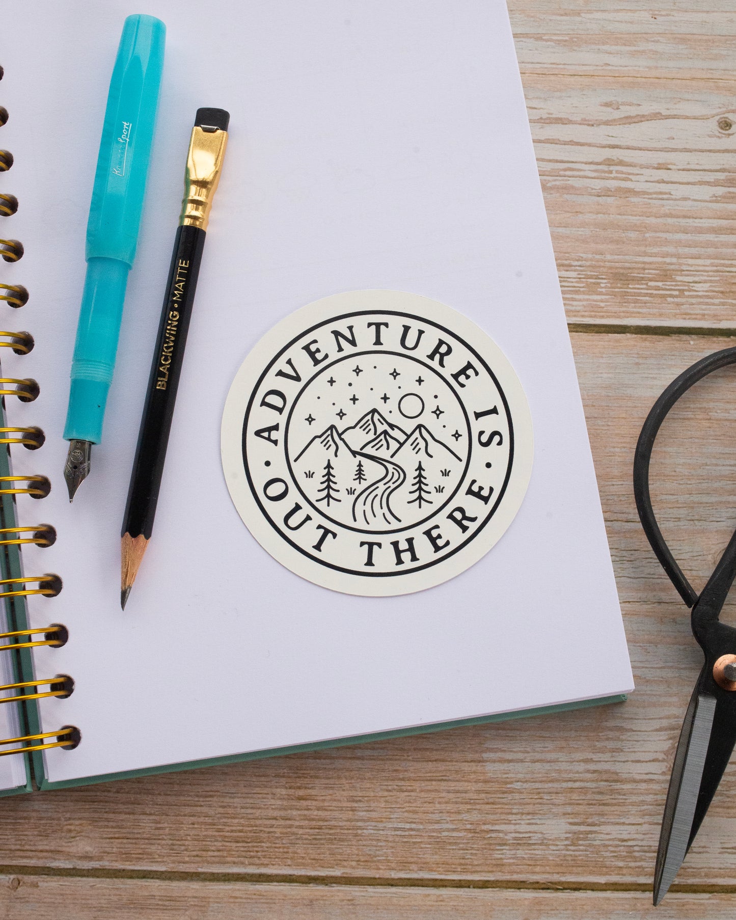 Adventure Is Out There Sticker