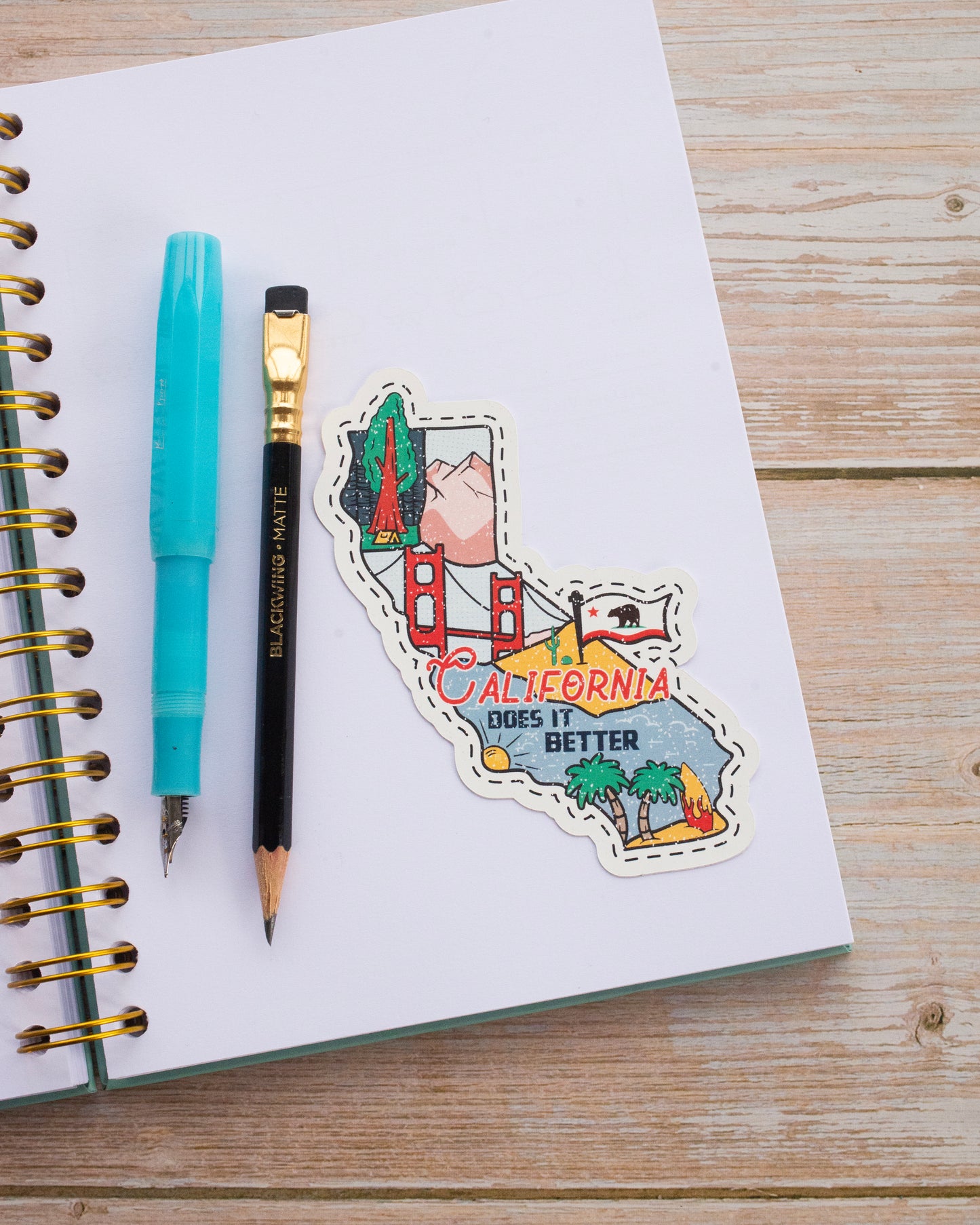 California Does It Better Sticker