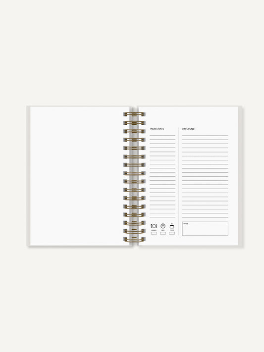 Future Old Family Recipes, Recipe Journal