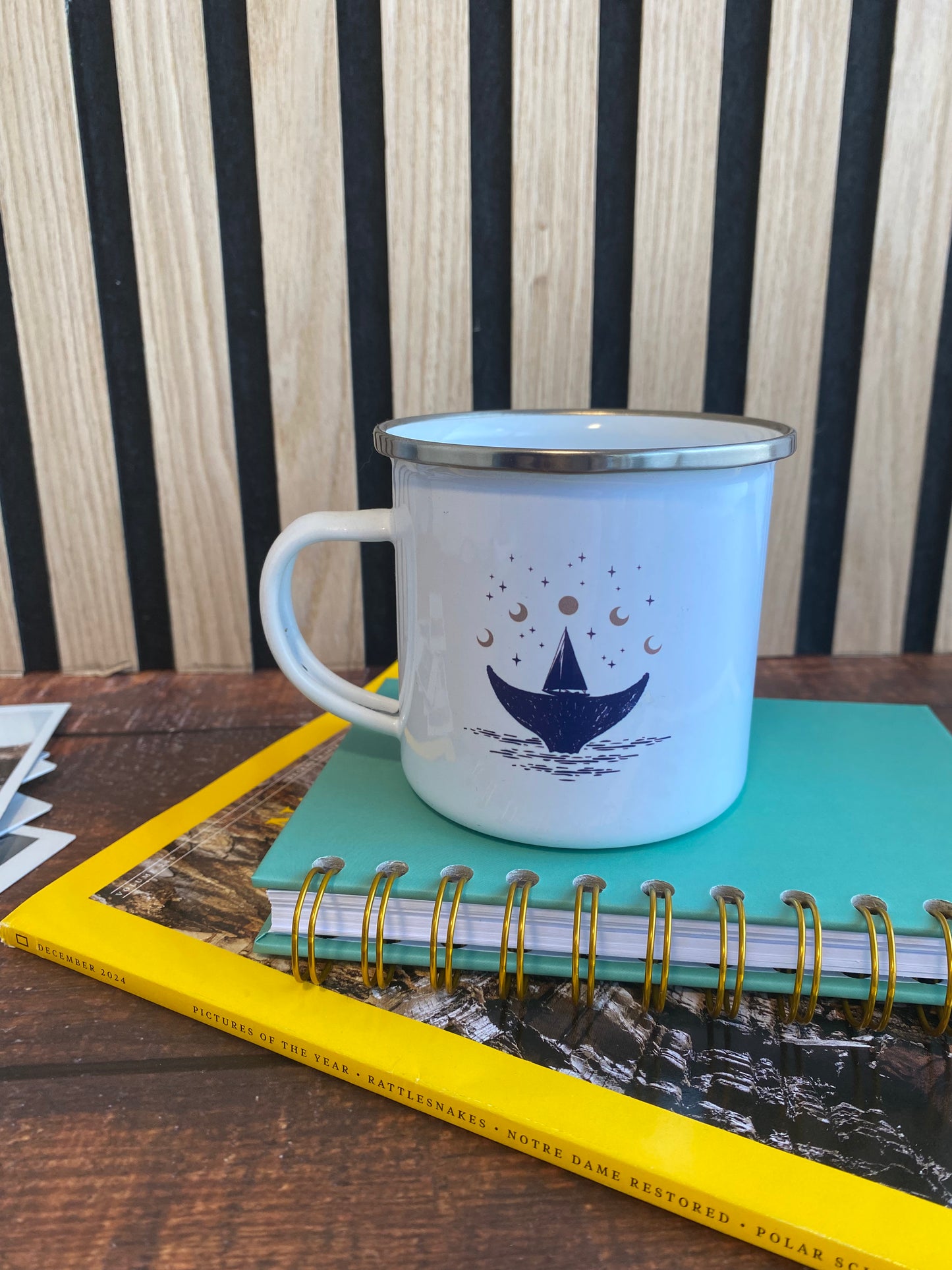 Sail Away - Enamel Mug