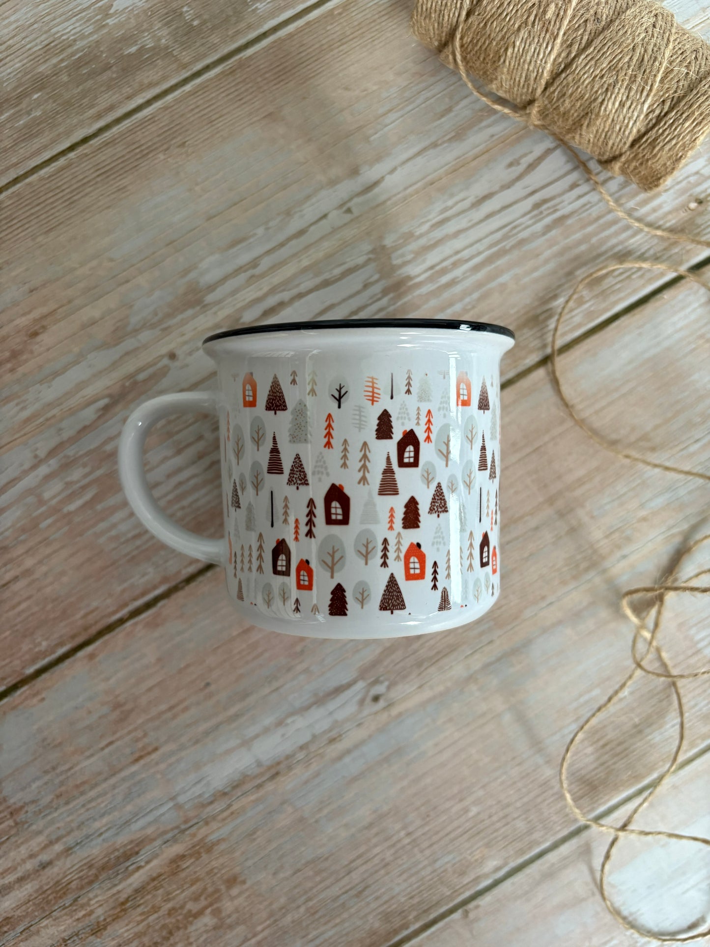 Christmas Ceramic Camping Mug