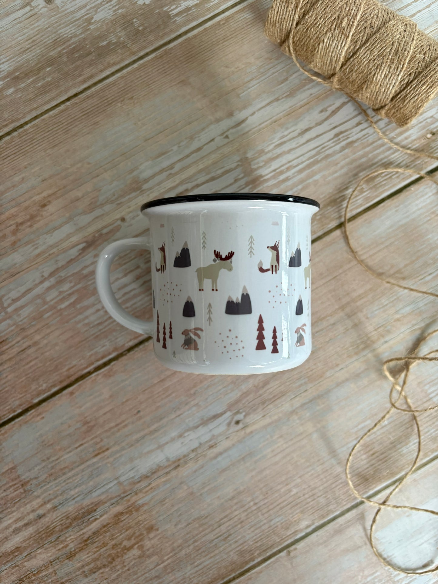 Christmas Ceramic Camping Mug
