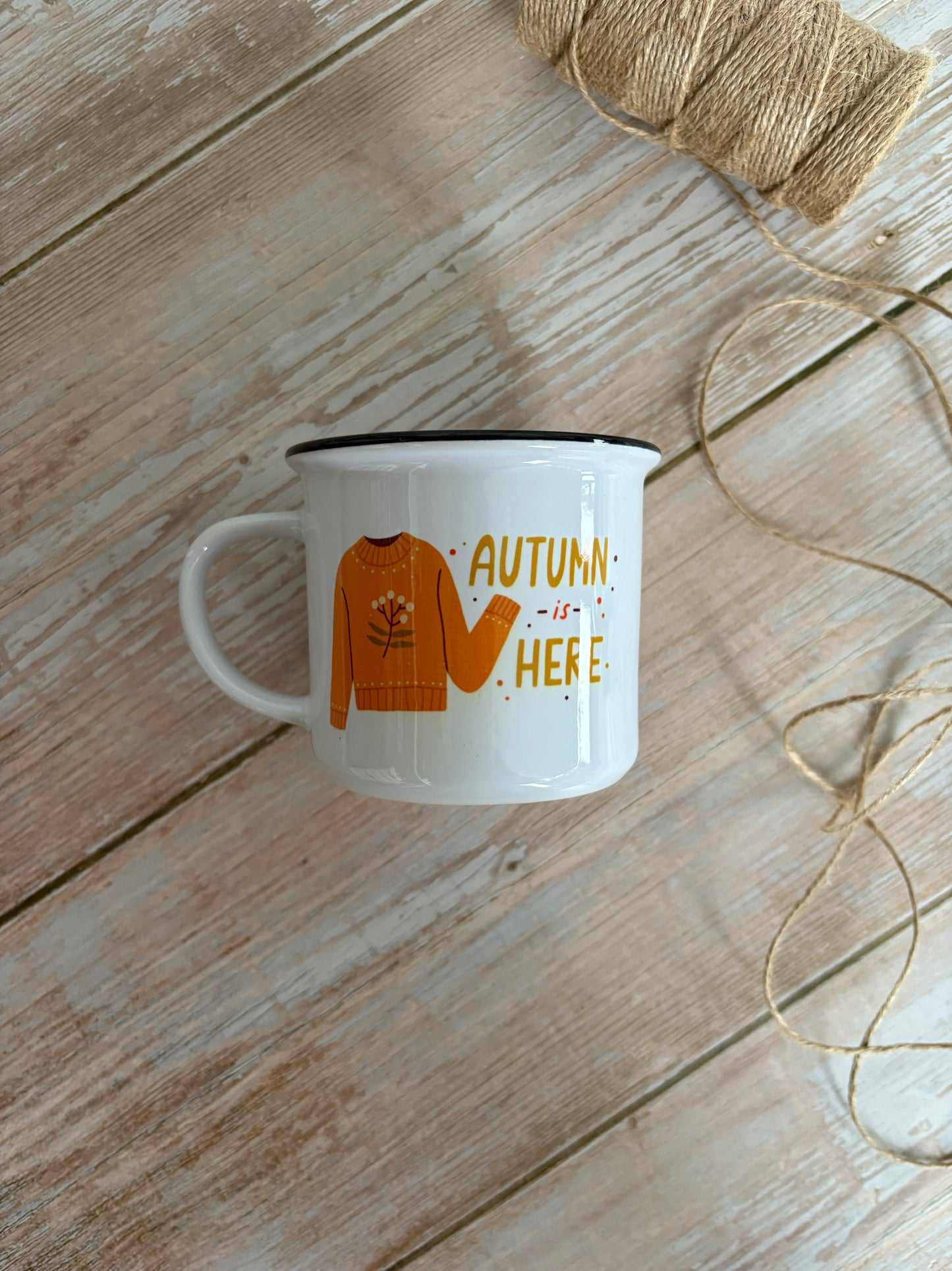 Autumn is here Ceramic Camping Mug