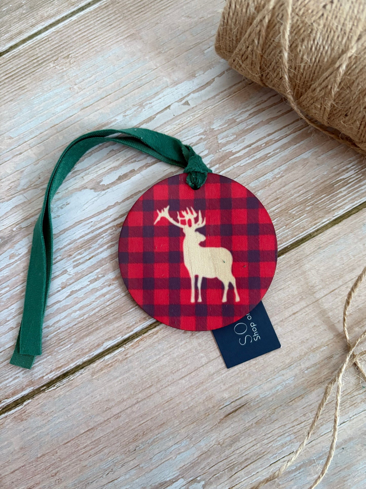 Stag Wooden Ornament