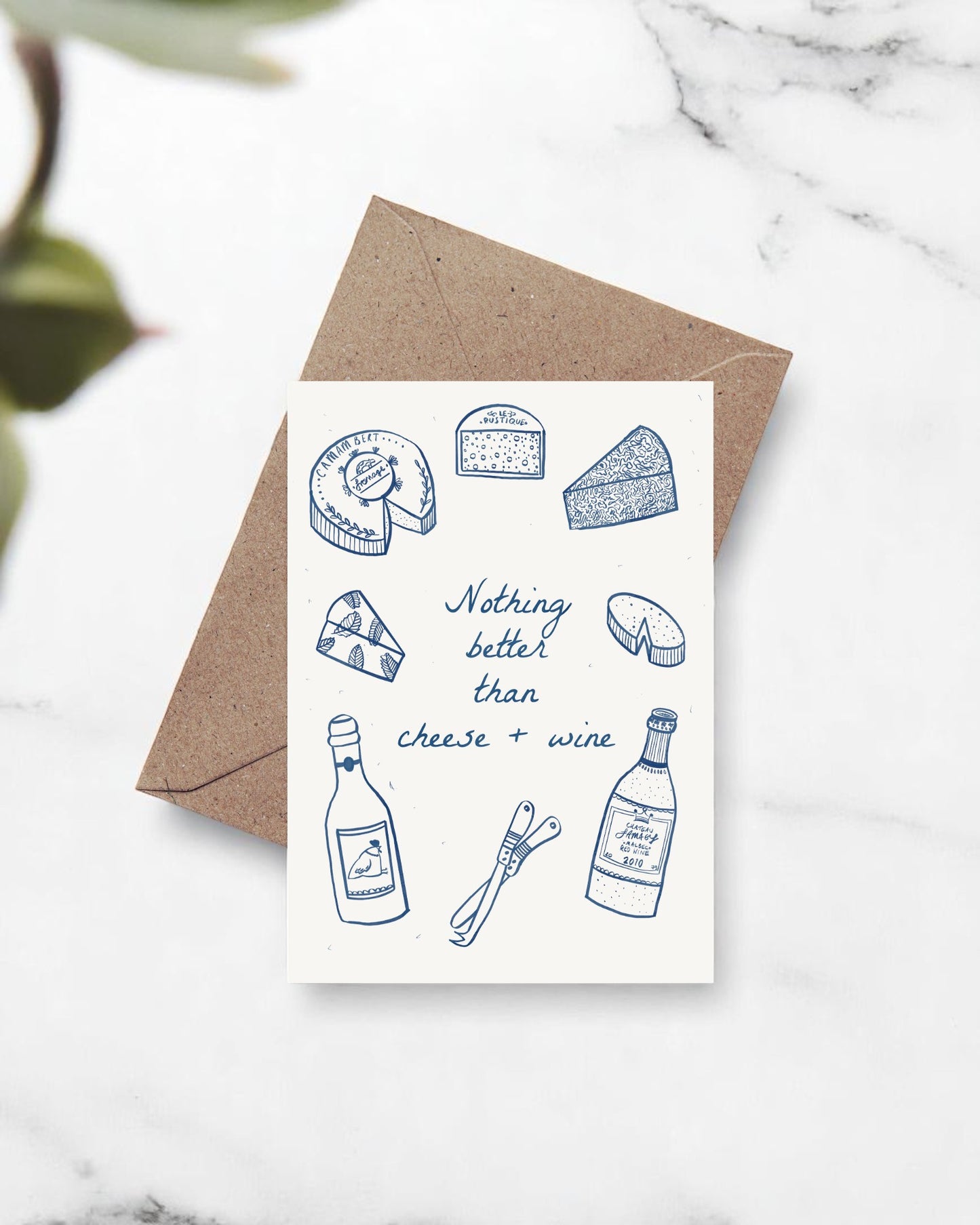 Nothing better than wine and cheese