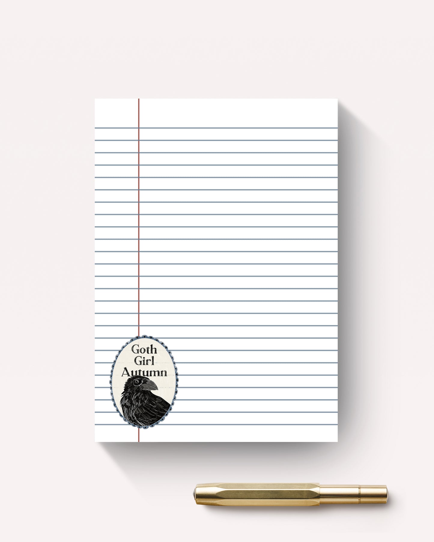 Goth Girl Autumn A5 Jotter Pad
