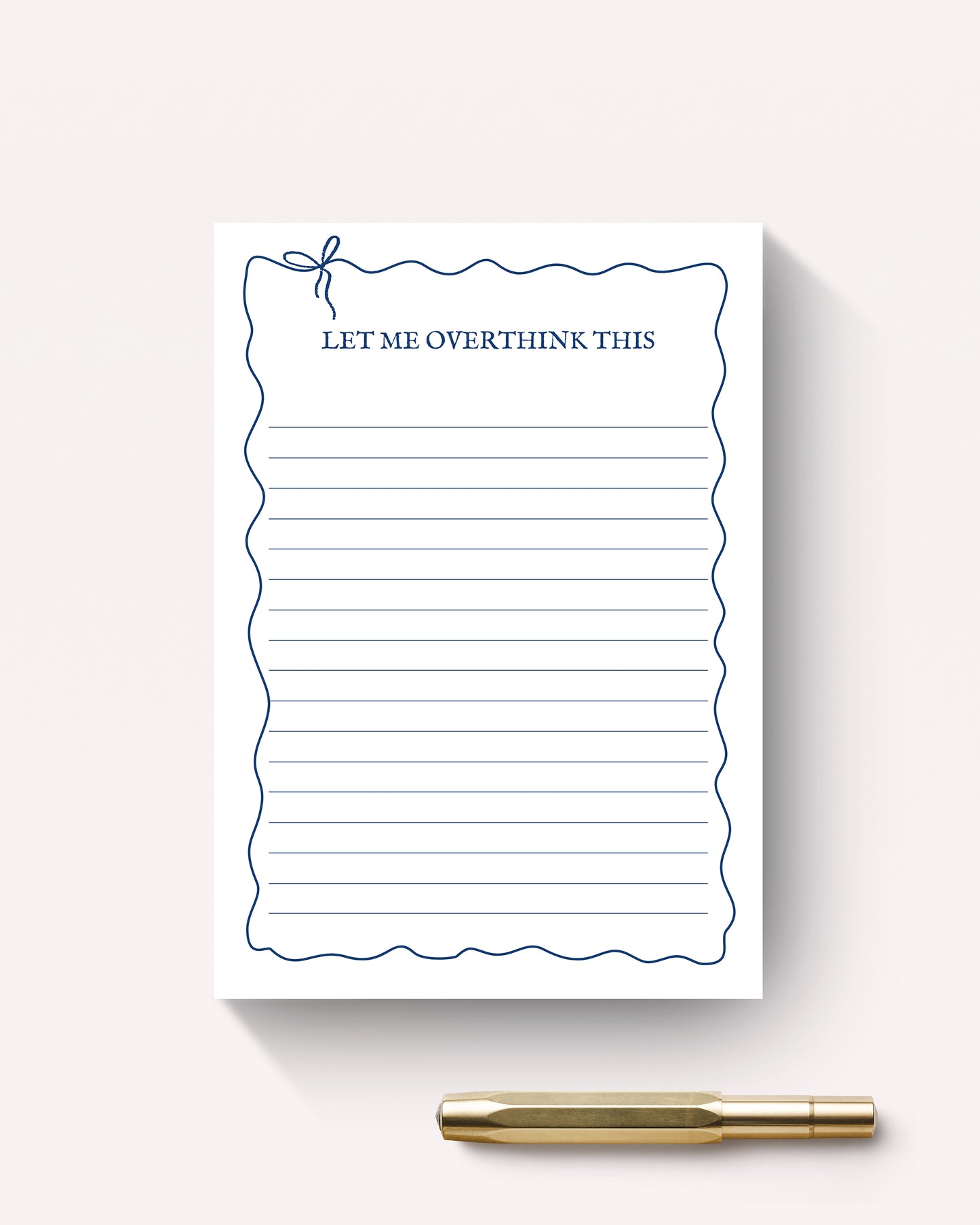 Let me overthink this A5 Jotter Pad