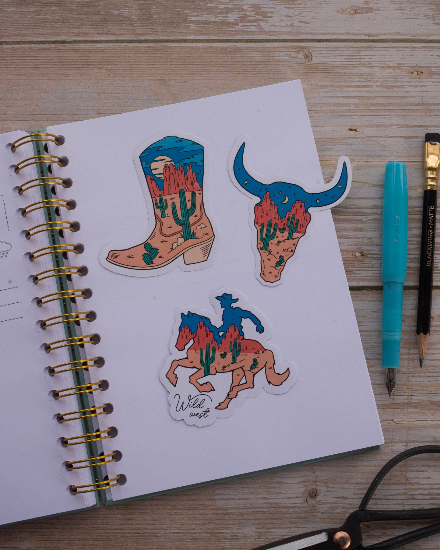 Wild Out West Sticker Set