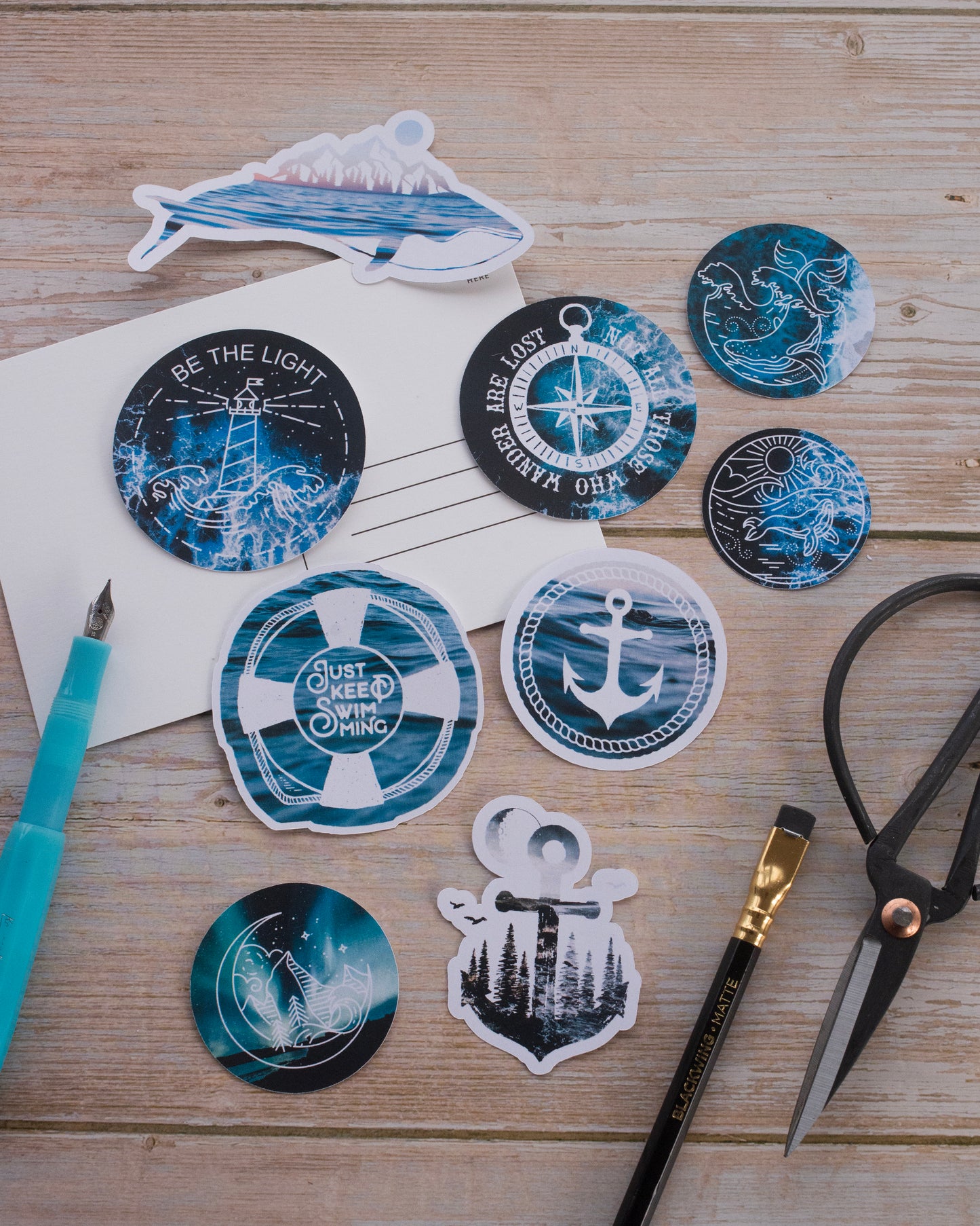 Woods & Waves Sticker Set